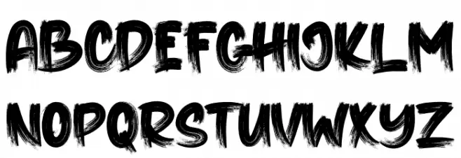 THORN Font UPPERCASE