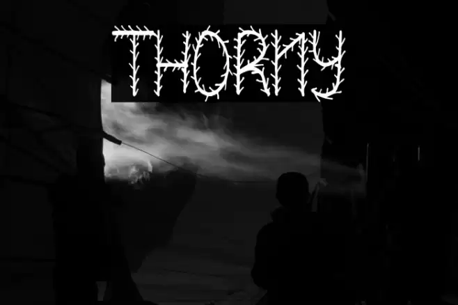 THORNY Font examples