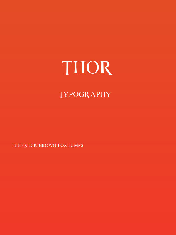 THOR Poster