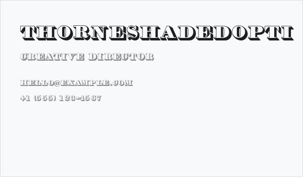 THOrneShadedOpti Business Card