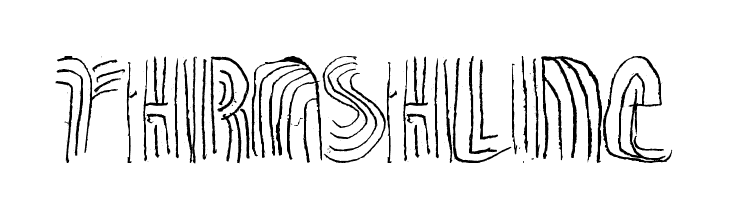 THRASHLINE Шрифта