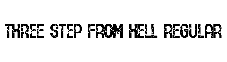 THREE STEP FROM HELL Regular  नि: शुल्क फ़ॉन्ट्स डाउनलोड