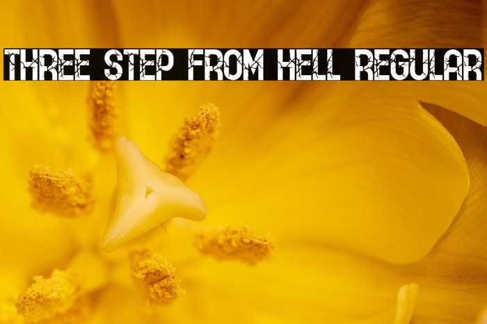 THREE STEP FROM HELL Regular Example 3