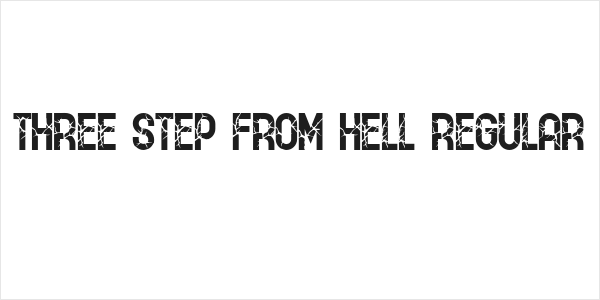 THREE STEP FROM HELL Regular Logo