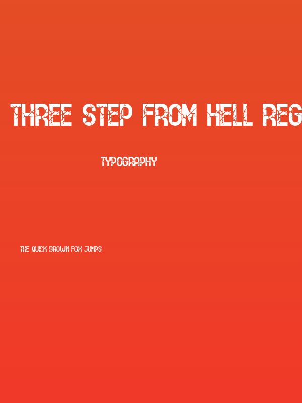 THREE STEP FROM HELL Regular Poster
