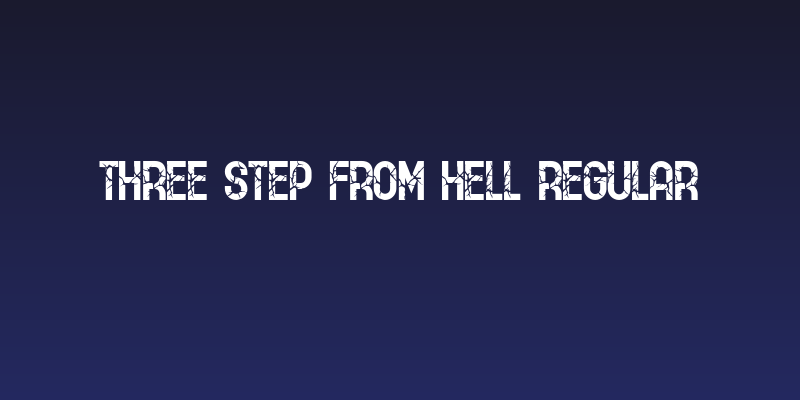 THREE STEP FROM HELL Regular Social Header