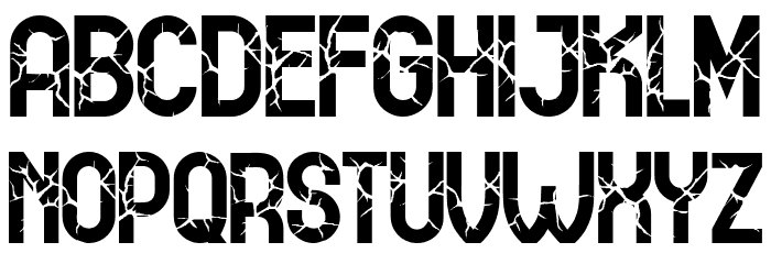 THREE STEP FROM HELL Regular Font LOWERCASE