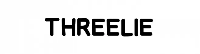 THREELIE  Frei Schriftart Herunterladen