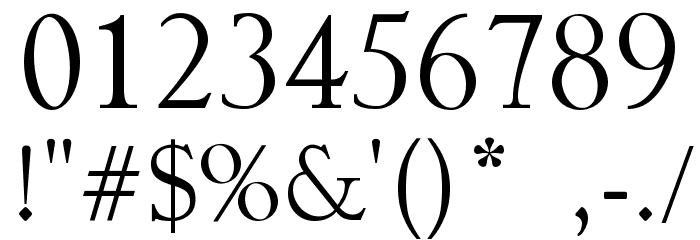 THREELIE Font OTHER CHARS