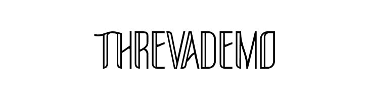 THREVA Demo  baixar fontes gratis
