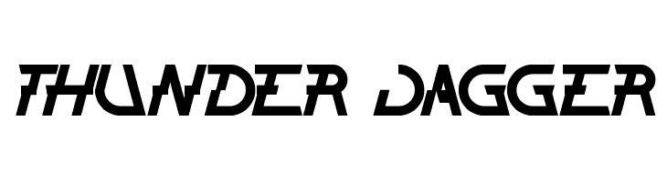 THUNDER JAGGER  Frei Schriftart Herunterladen