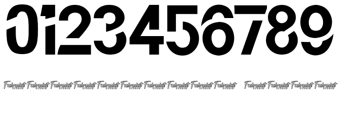 THUNDERBLACKDEMO Font OTHER CHARS