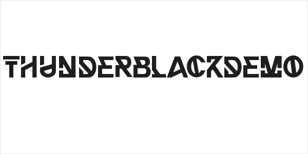 THUNDERBLACKDEMO Logo