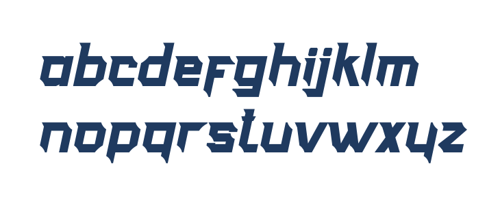 THUNDERBOSS - Personal Use Italic Lowercase