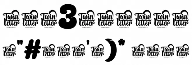 THUROF Trial Regular Font OTHER CHARS