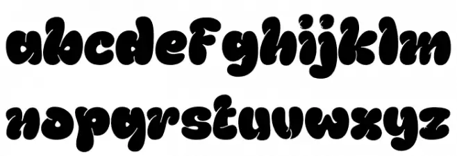 THUROFTrial-Regular Font LOWERCASE
