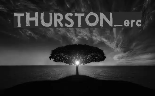 THURSTON_erc Font examples