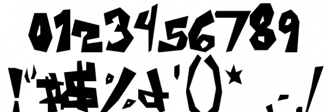 ThE Aquabats! Font OTHER CHARS