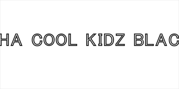 Tha Cool Kidz Black Logo
