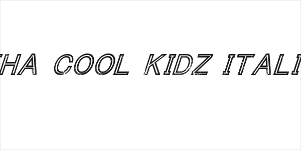 Tha Cool Kidz Italic Logo
