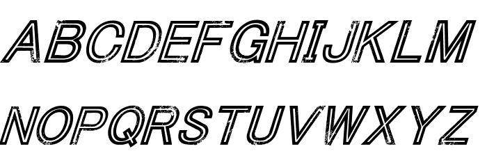Tha Cool Kidz Italic Font LOWERCASE