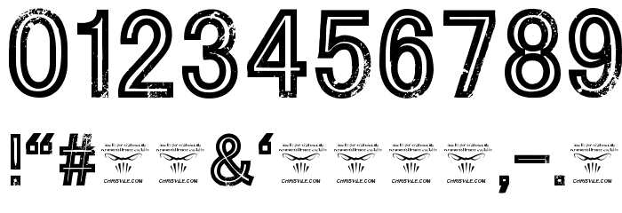 Tha Cool Kidz Regular Font OTHER CHARS