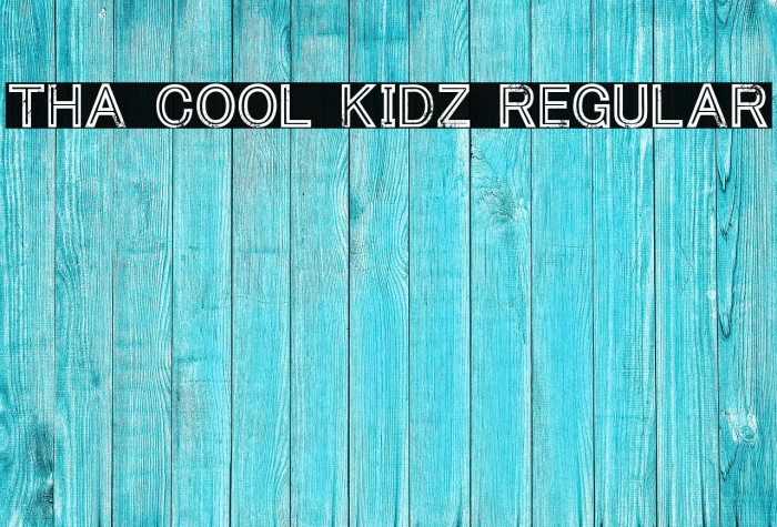 Tha Cool Kidz Regular Font examples