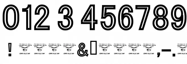 ThaCoolKidz-Black Font OTHER CHARS