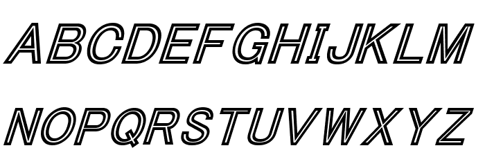 ThaCoolKidz-BlackItalic Font LOWERCASE