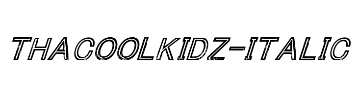 ThaCoolKidz-Italic  Fuentes Gratis Descargar