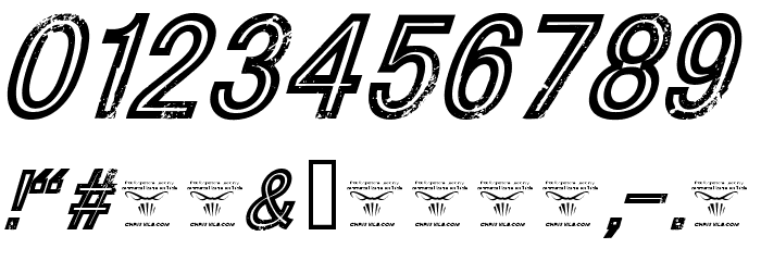 ThaCoolKidz-Italic Font OTHER CHARS