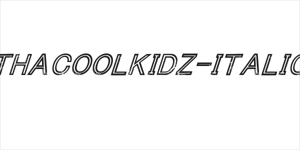 ThaCoolKidz-Italic Logo