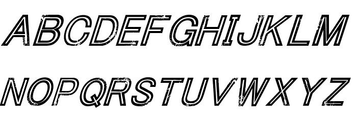 ThaCoolKidz-Italic Font LOWERCASE