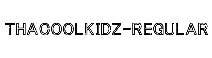 ThaCoolKidz-Regular  免费字体下载