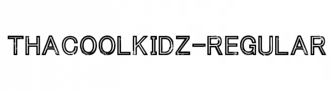 ThaCoolKidz-Regular  नि: शुल्क फ़ॉन्ट्स डाउनलोड