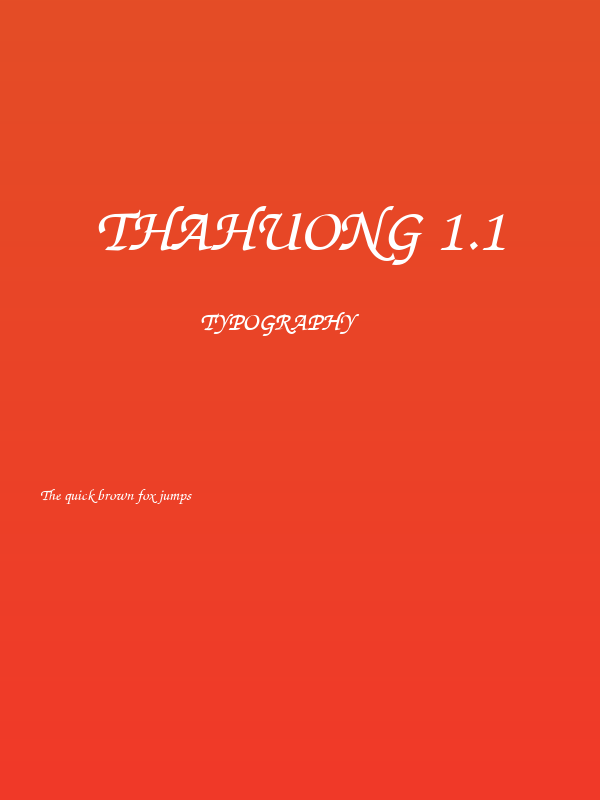 ThaHuong 1.1 Poster
