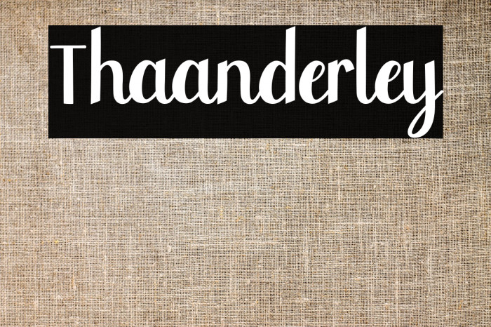 Thaanderley Example 2