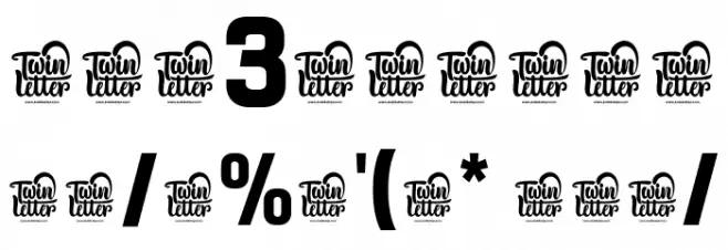 Thaber Blads Trial Regular Caratteri ALTRI CARATTERI