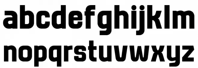 Thaber Blads Trial Regular Caratteri MINUSCOLO