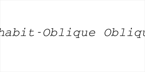 Thabit-Oblique Oblique Logo