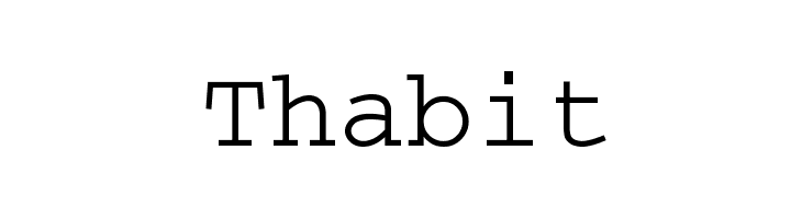 Thabit  Descarca Fonturi Gratis