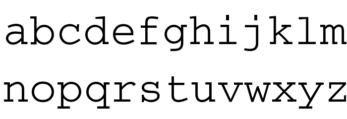 Thabit Font LOWERCASE