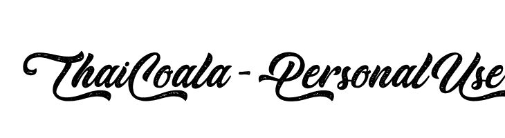 Thai Coala - Personal Use  免费字体下载