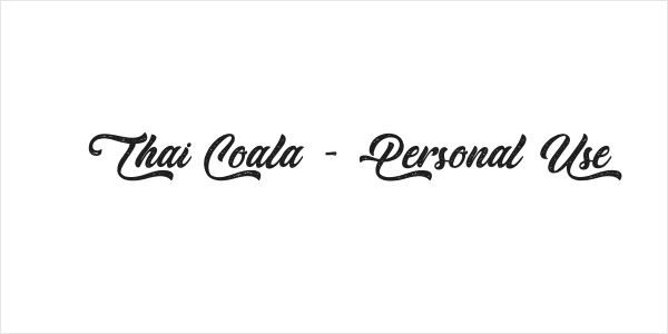 Thai Coala - Personal Use Logo