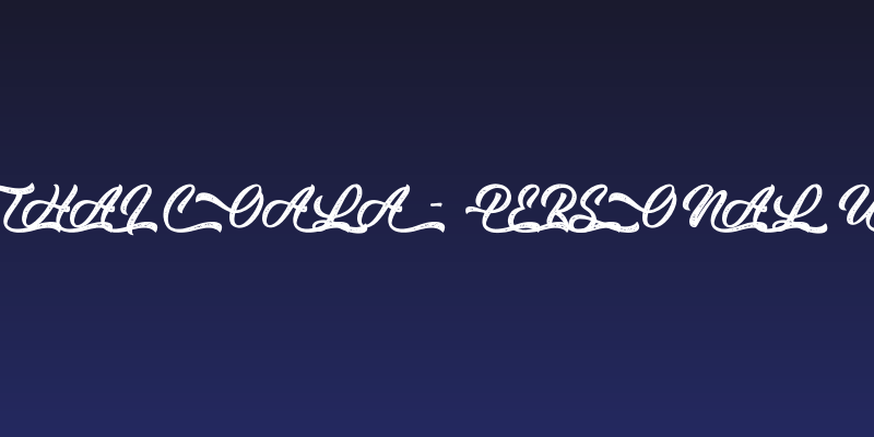 Thai Coala - Personal Use Social Header