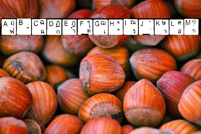 Thai Keyboard Example 3