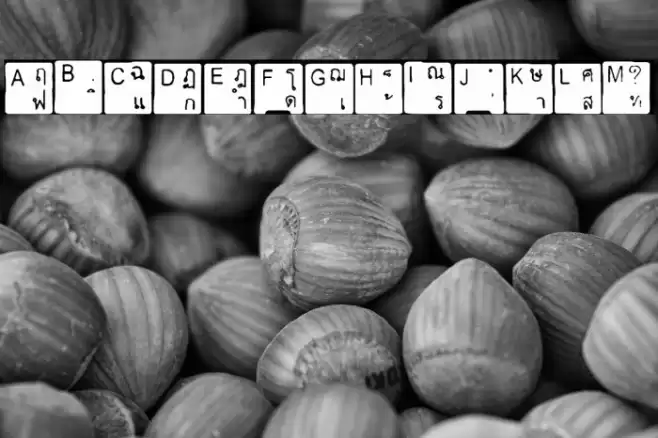 Thai Keyboard フォント examples