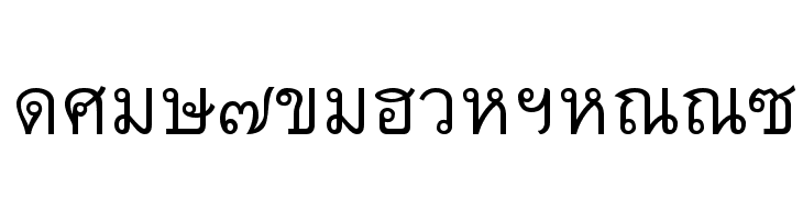 Thai7BangkokSSK 字体