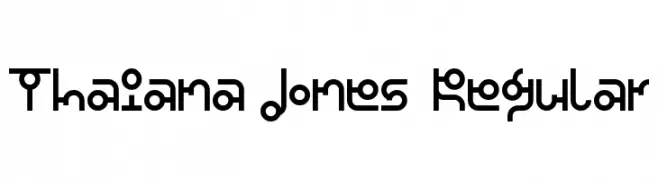 Thaiana Jones Regular  Frei Schriftart Herunterladen