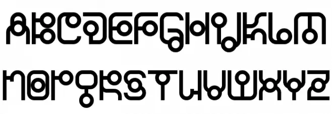 Thaiana Jones Regular 字体 大写